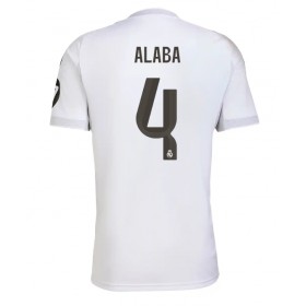Herren Fußballbekleidung Real Madrid David Alaba #4 Heimtrikot 2025-26 Kurzarm